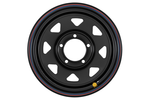 Диск усиленный Suzuki Jimny стальной черный 5x139,7 5,5xR16 d108,1 ET+5 (треуг. мелкий)