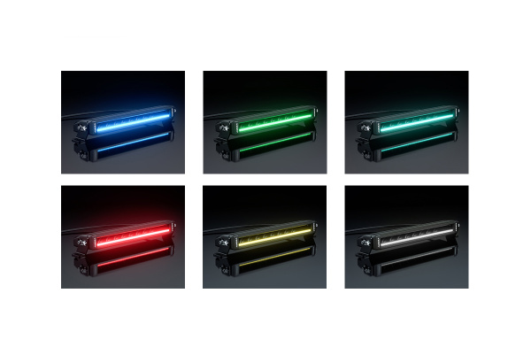 Фара водительского света AURORA 152 мм 30W LED с RGB подсветкой