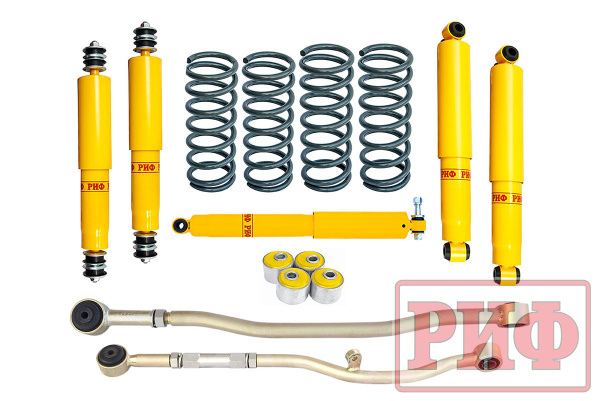 Лифт-комплект РИФ Nissan Patrol Y61 2000+ лифт 50 мм средний (левый руль)