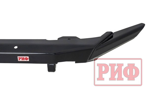 Бампер РИФ силовой передний Renault Duster 2021+ с квадратом под фаркоп и защитой радиатора