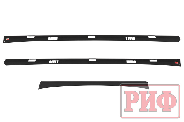 Багажник экспедиционный (платформа) алюминиевый РИФ 1250x2080 мм для Toyota Land Cruiser 80 (с крепежом)