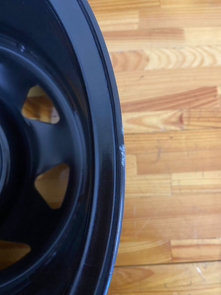 1 Диск усиленный УАЗ стальной черный 5x139,7 8xR16 d110 ET+20 (треуг. мелкий) (уценка)