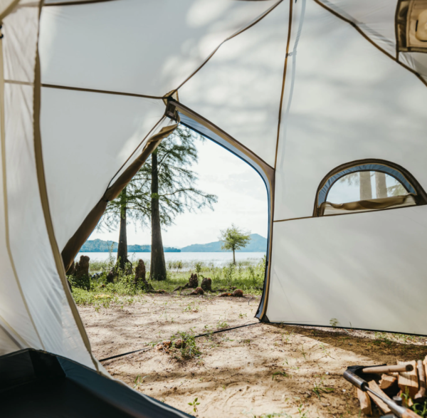 4 Палатка Naturehike Massif Solo 1-местная, алюминиевый каркас, песочная