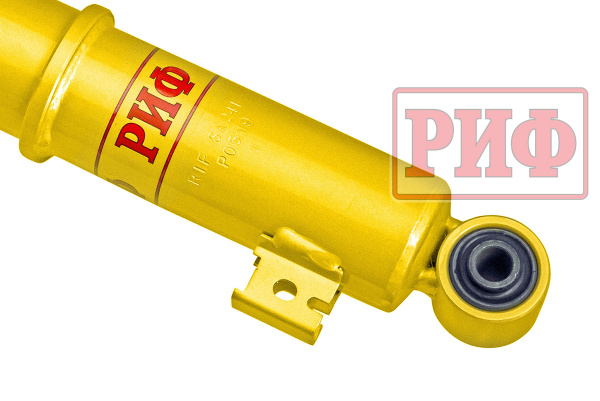 Амортизатор усиленный РИФ передний Mitsubishi L200 2005-2023, Pajero Sport II, III 2009-2024 штатный и лифт 0-40 мм