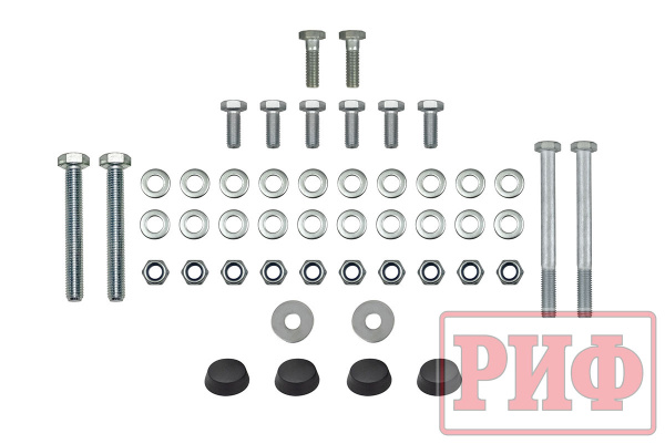 Бампер РИФ силовой задний Lada Niva Travel
