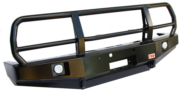 Бампер РИФ передний Toyota LC80 с доп. фарами