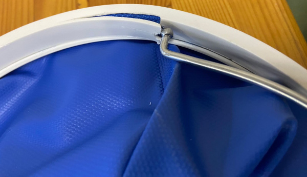 4. Ведро СЛЕДОПЫТ складное, синее, 13 л, в чехле (уценка)