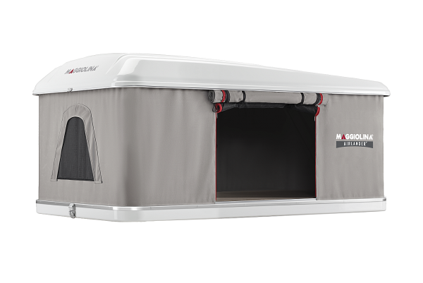 Палатка на крышу автомобиля AUTOHOME MAGGIOLINA AIRLANDER PLUS SMALL, серый тент, лестница 215 мм